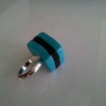 Bague Fimo Reglisse