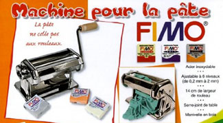 Outils Fimo : la machine à pâte ou pasta machine