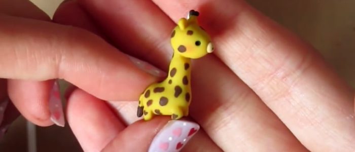 Tuto Fimo girafe : faire une girafe en pâte Fimo