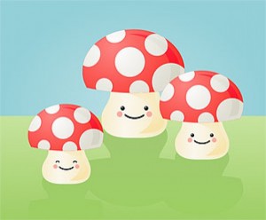 Emilie Yummy : champignon Fimo