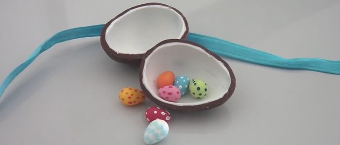 Tuto Fimo oeufs surprise (Pâques) –  Faire des oeufs de Pâques surprise en pâte Fimo