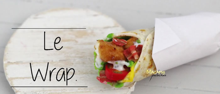 Tuto Fimo Chicken Wrap – Faire un Chicken Wrap en pâte Fimo