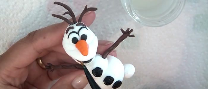 Tuto Fimo OLAF (reine des neiges) – Faire OLAF en pâte Fimo