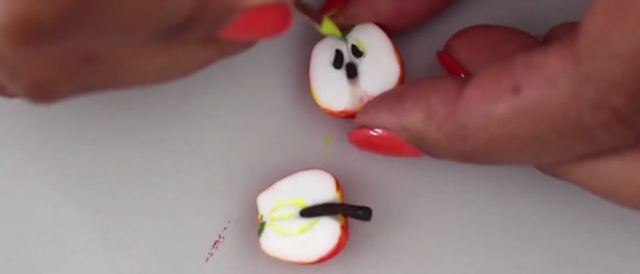 Tuto Fimo pommes – Faire une pomme en pâte Fimo