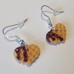 MissCreatives - Créas Fimo, boucles d'oreilles gaufrettes