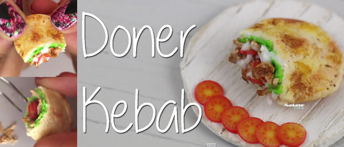 Tuto Fimo kebab – Faire un kebab en pâte Fimo