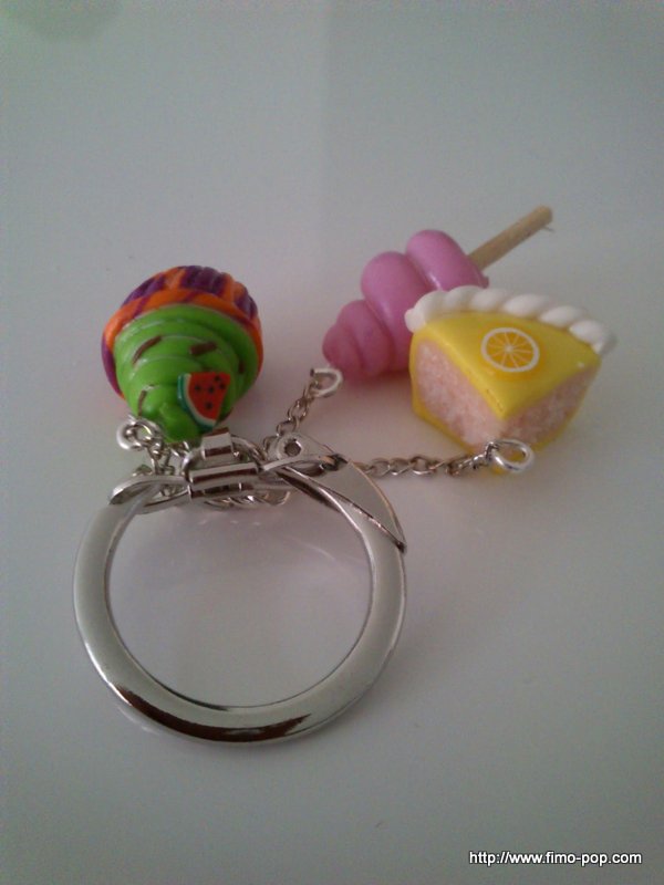 Porte Cle En Pate Fimo