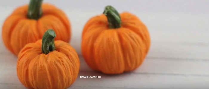 Tuto Fimo citrouilles (Halloween) – Faire des citrouilles en pâte Fimo