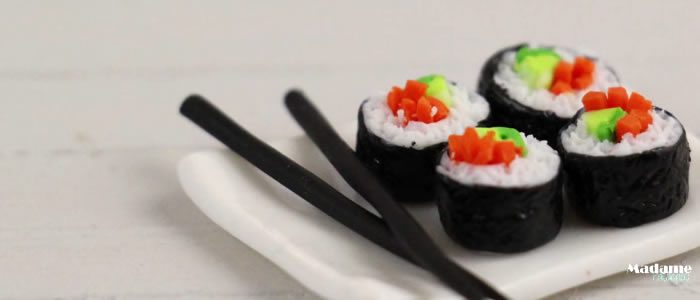 Tuto Fimo makis – Faire des makis en pâte Fimo