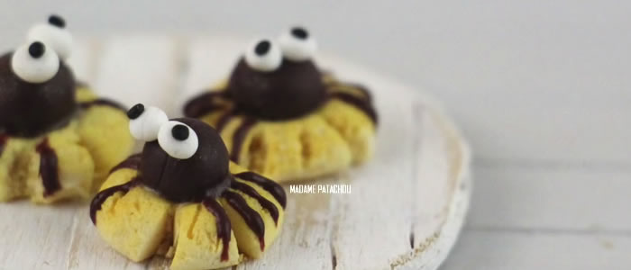 Tuto Fimo spider cookies (Halloween) – Faire des spider cookies en pâte Fimo
