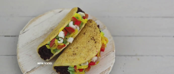 Tuto Fimo tacos – Faire des tacos en pâte Fimo