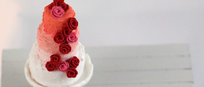 Tuto Fimo wedding cake (gâteau mariage) – Faire un wedding cake (gâteau mariage) en pâte Fimo