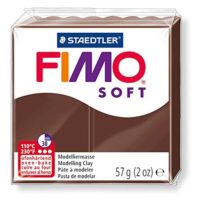 Pain de pâte Fimo Soft 57g Marron Chocolat n°75