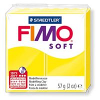 Pain de pâte Fimo Soft 57g Jaune Citron n°10