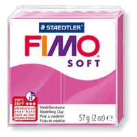 Pain de pâte Fimo Soft 57g Rose Framboise n°22