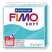 Pain de pâte Fimo Soft 57g Bleu Menthe n°39