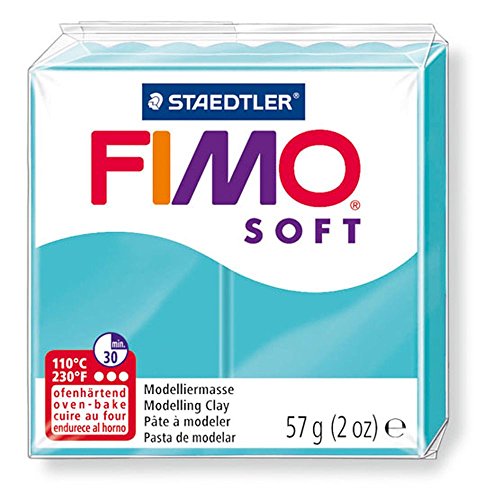 Pain de pâte Fimo Soft 57g Bleu Menthe n°39