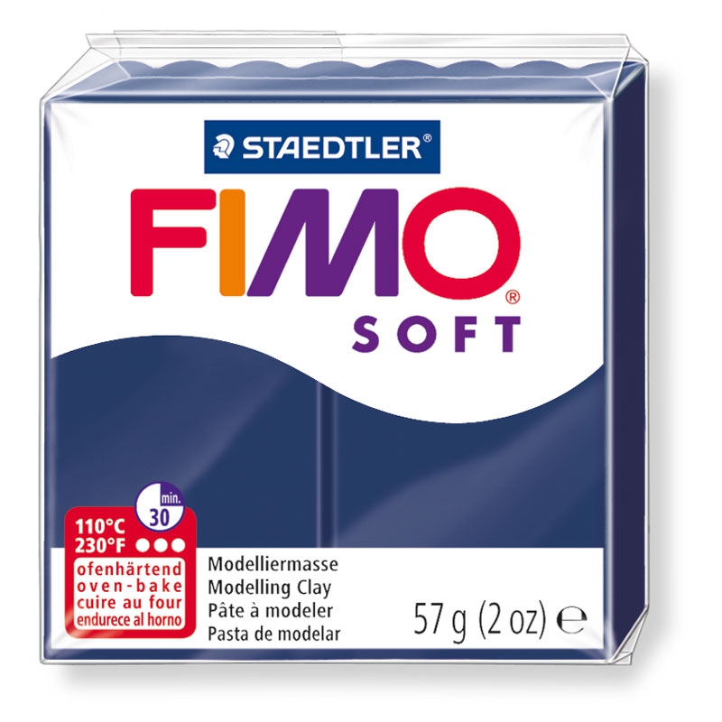 Pain de pâte Fimo Soft 57g Bleu Windsor n°35