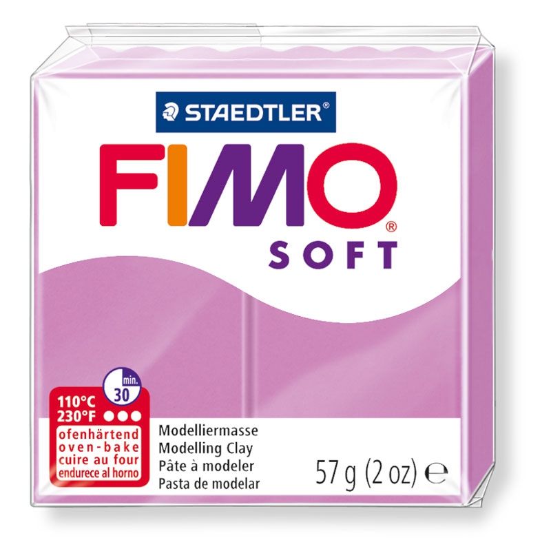 Pain de pâte Fimo Soft 57g Lavande n°62