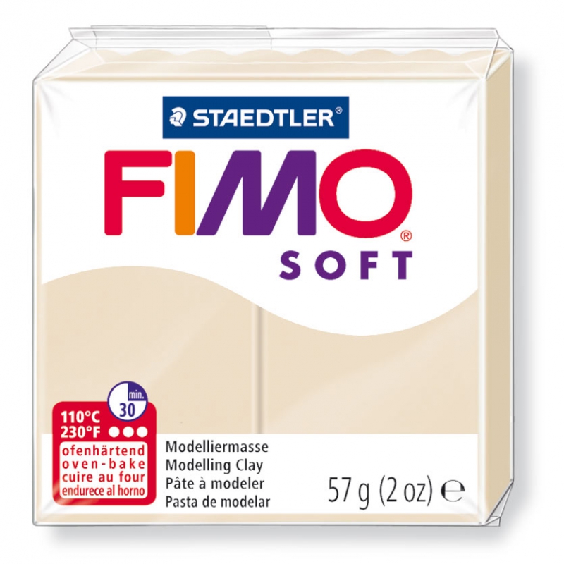 Pain de pâte Fimo Soft 57g Sahara n°70