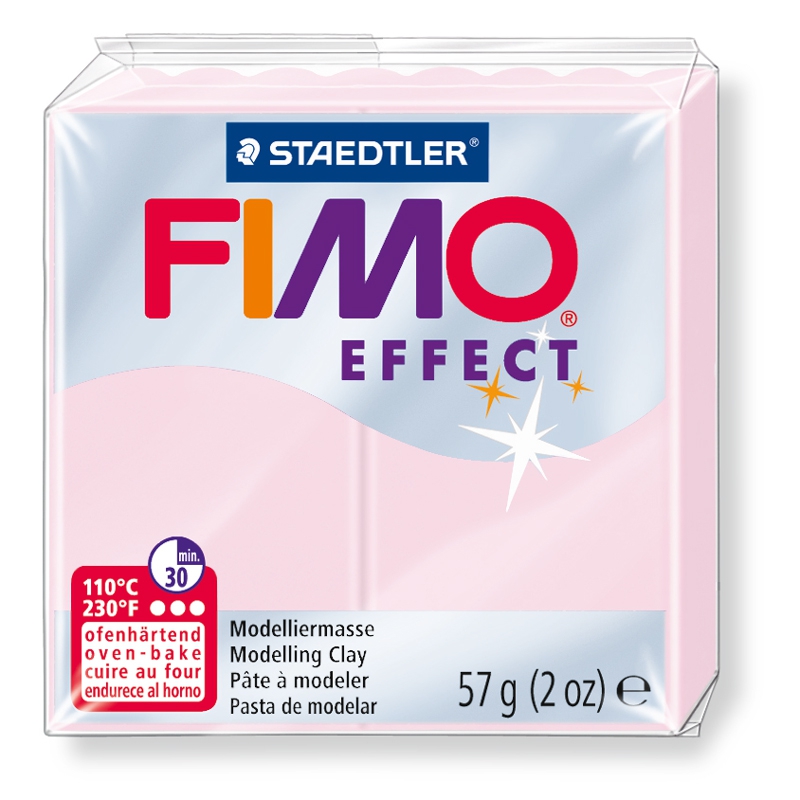 Pain de pâte Fimo Effect 57g Rose Quartz n°206